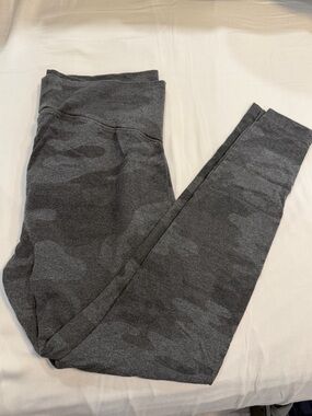 Paisley Sky Dark Grey Camo Maternity Leggings